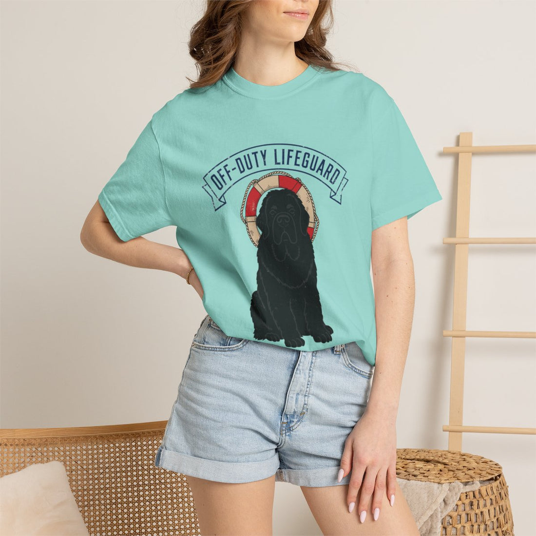 Chalky Mint — Lifestyle | Newfoundland 'Off-Duty Lifeguard' Garment-Dyed Tee