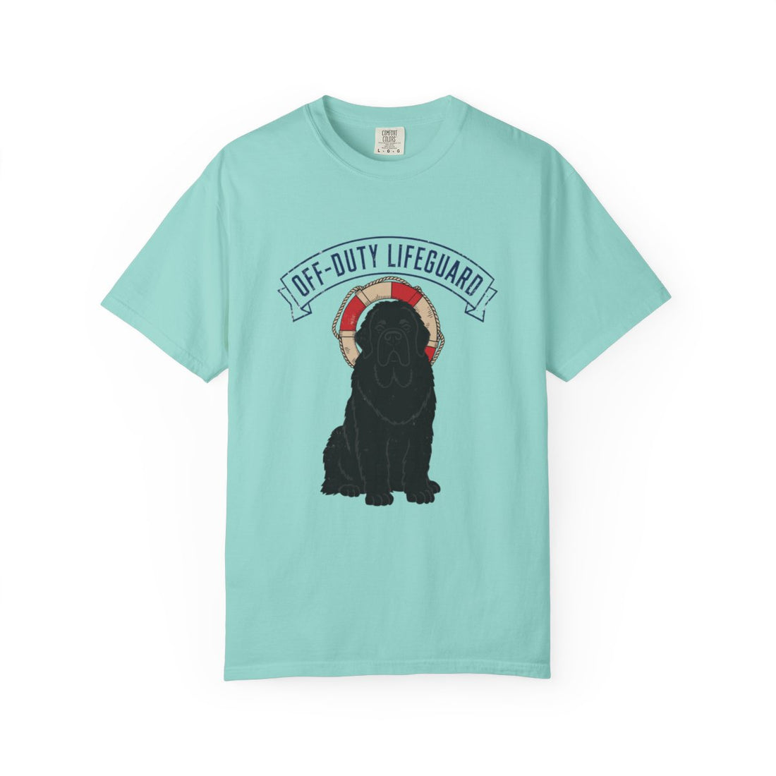 Chalky Mint — Front | Newfoundland 'Off-Duty Lifeguard' Garment-Dyed Tee