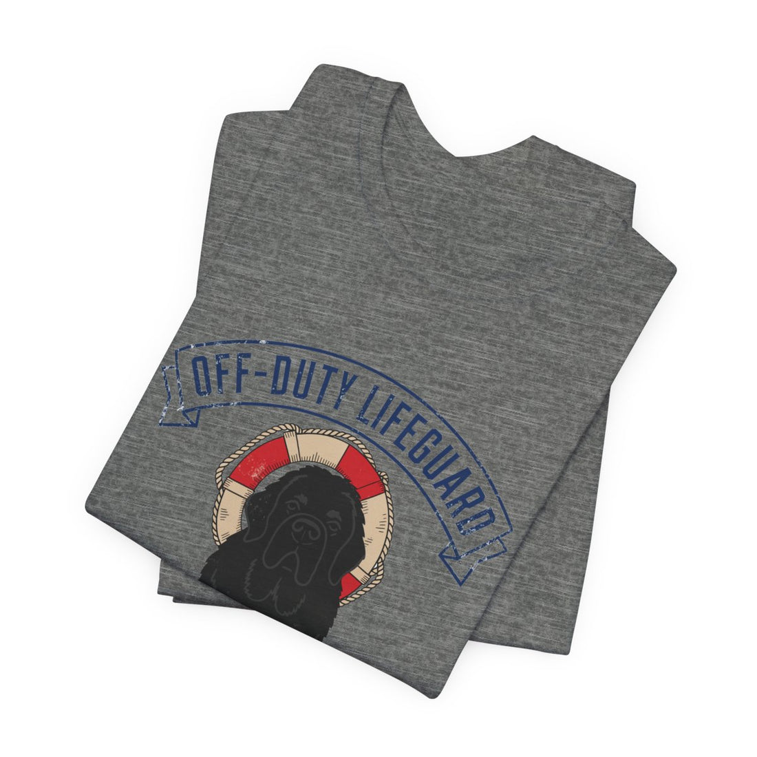 Deep Heather — Folded | Newfoundland 'Off-Duty Lifeguard' Tee