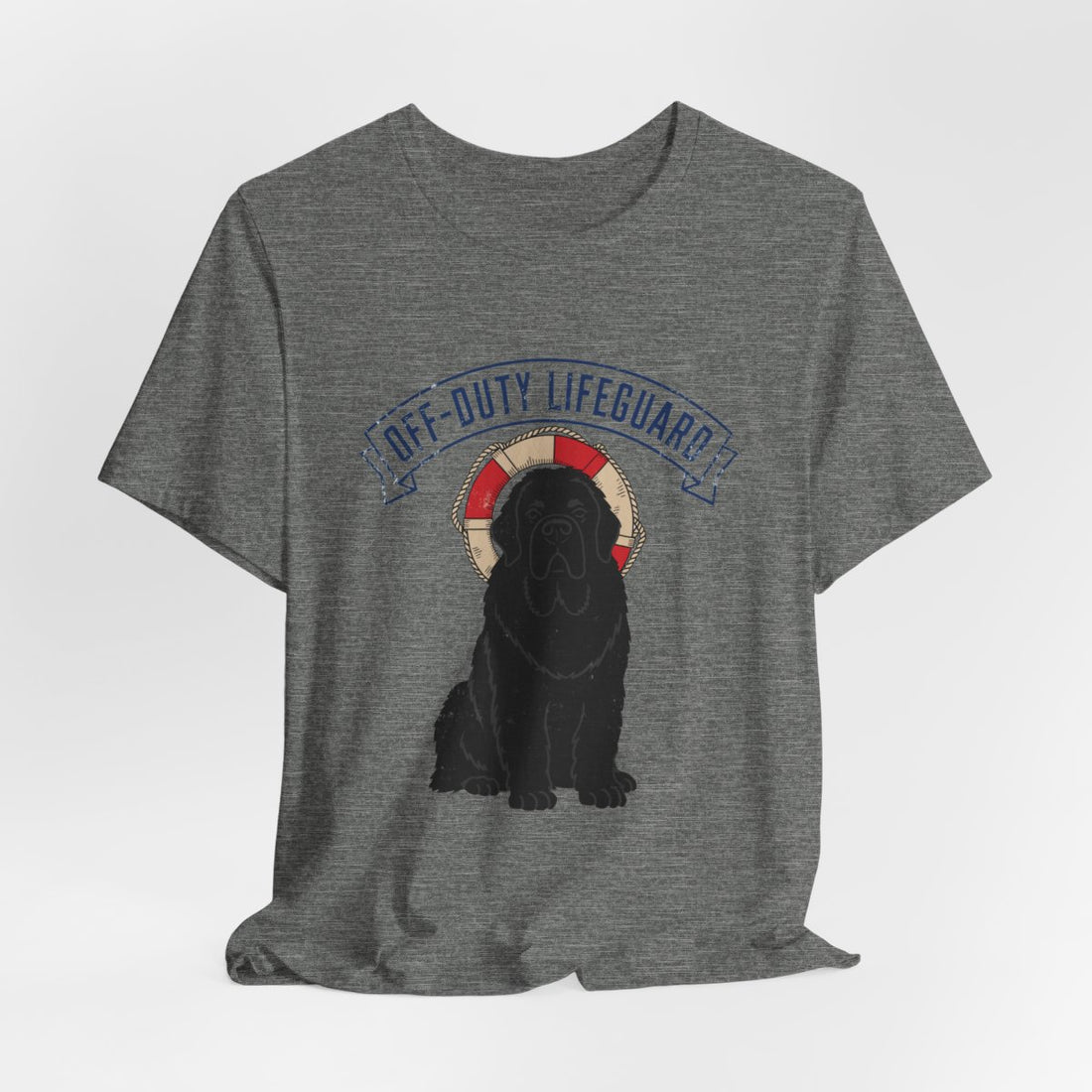 Deep Heather — Hanging | Newfoundland 'Off-Duty Lifeguard' Tee