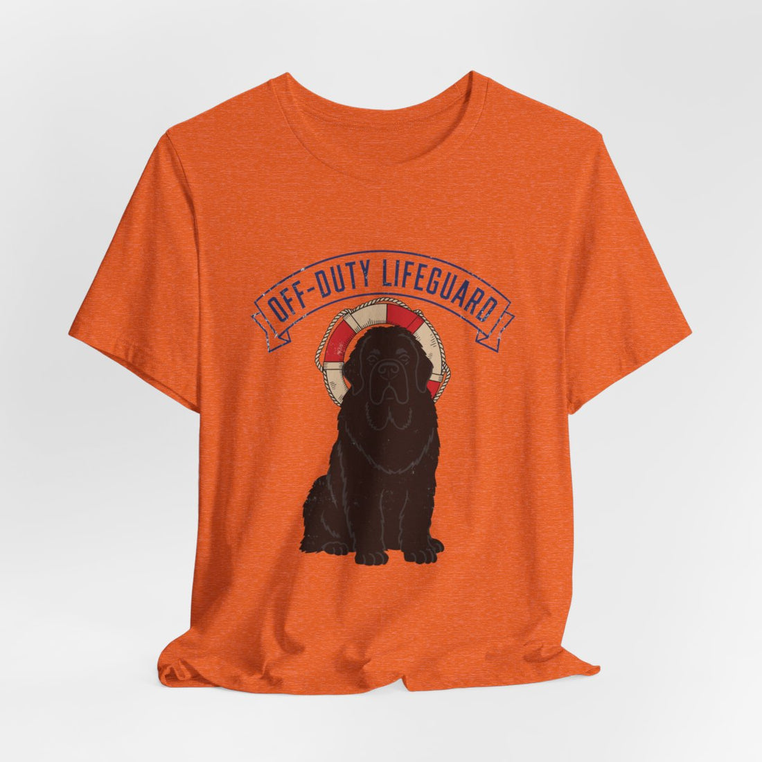 Heather Orange — Hanging | Newfoundland 'Off-Duty Lifeguard' Tee