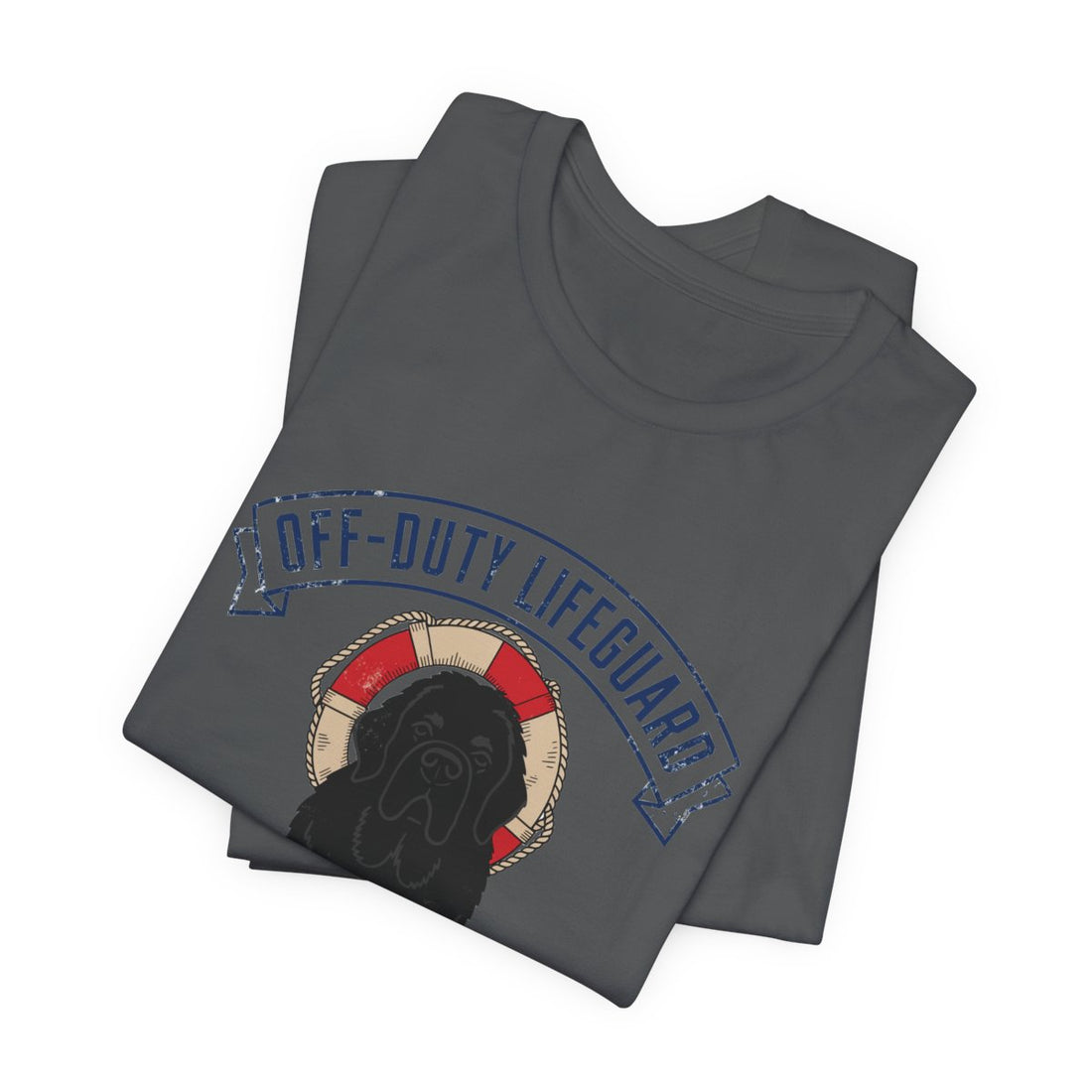 Asphalt — Folded | Newfoundland 'Off-Duty Lifeguard' Tee
