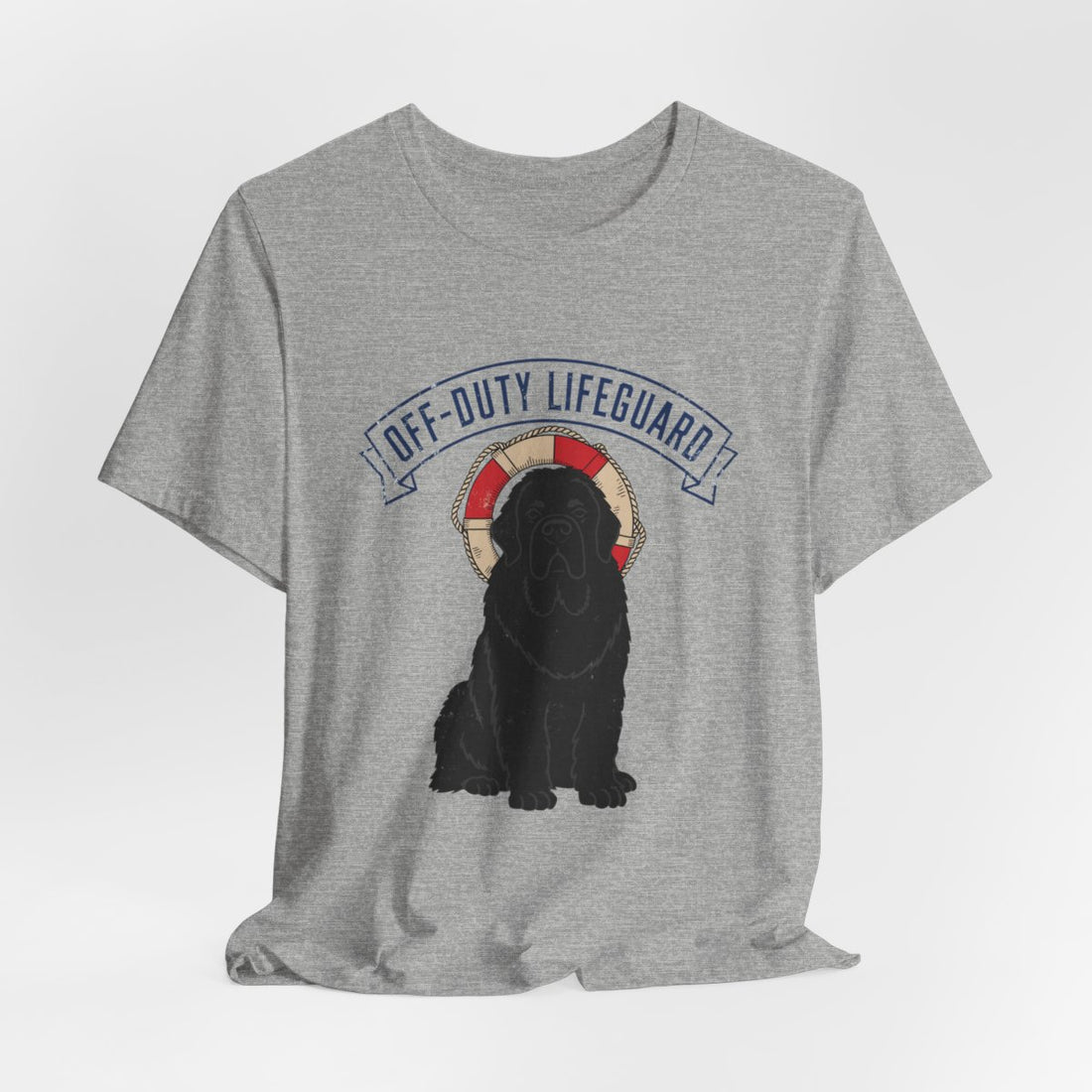 Athletic Heather — Hanging | Newfoundland 'Off-Duty Lifeguard' Tee