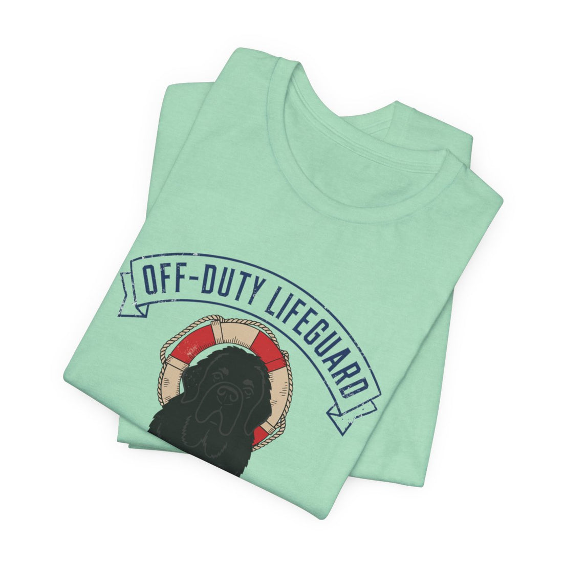 Heather Mint — Folded | Newfoundland 'Off-Duty Lifeguard' Tee