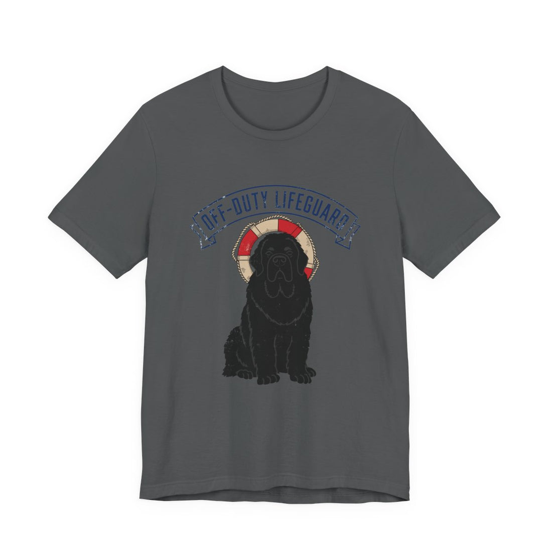 Asphalt — Front | Newfoundland 'Off-Duty Lifeguard' Tee