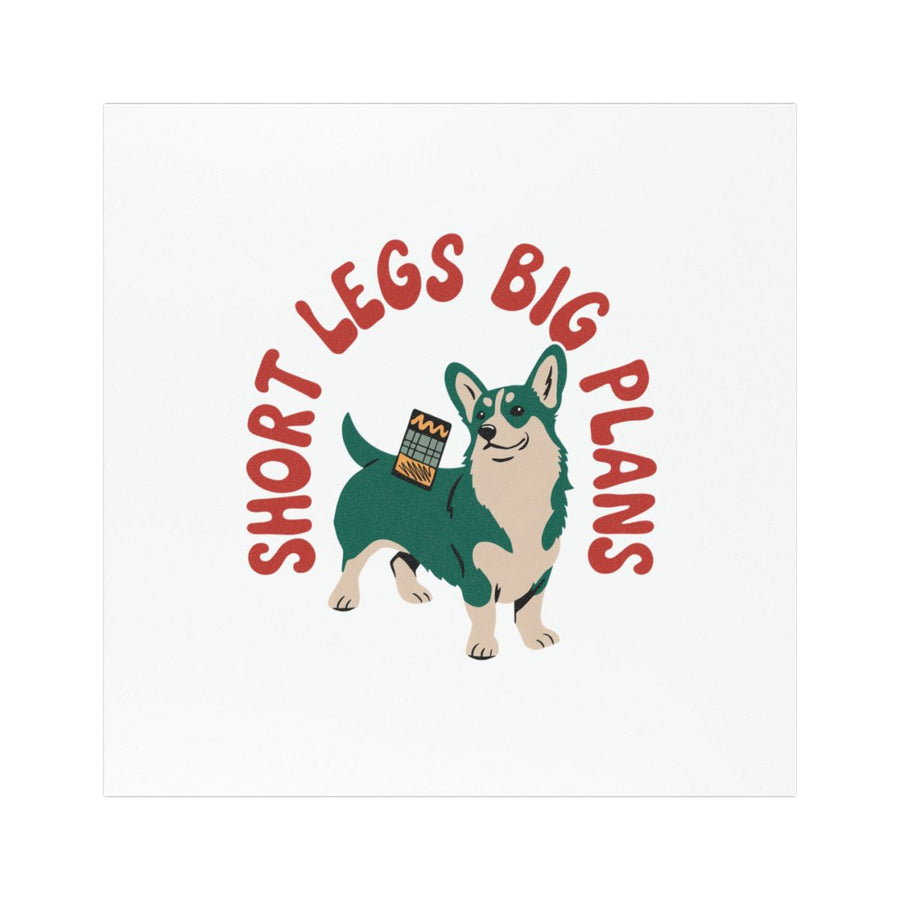 Pembroke Welsh Corgi Corgi Short Legs Big Plans Car Magnet