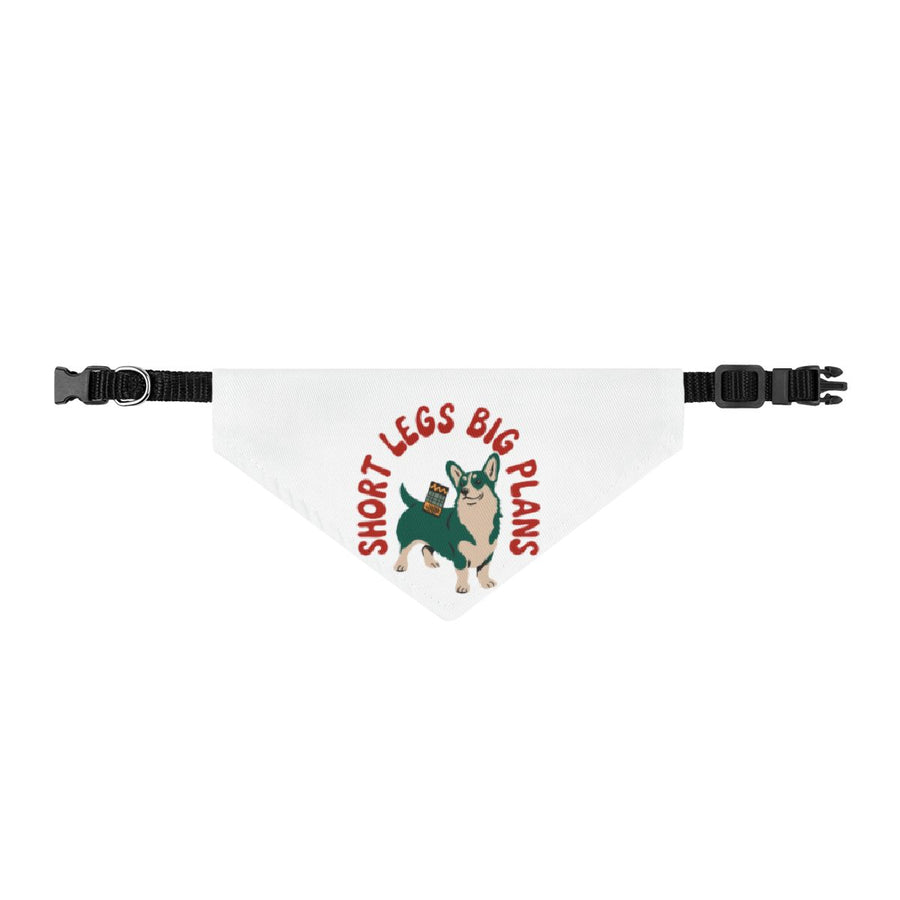 Pembroke Welsh Corgi Corgi Short Legs Big Plans Clip-On Bandana