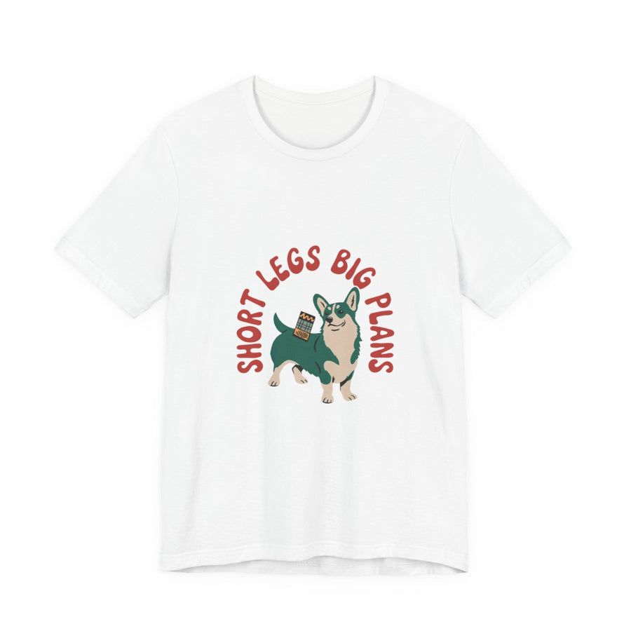 Pembroke Welsh Corgi "Short Legs, Big Plans" Men's Tee