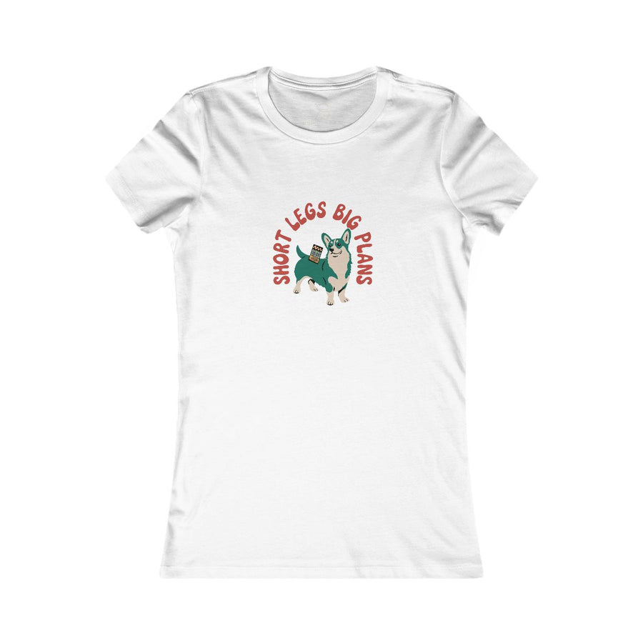 Pembroke Welsh Corgi "Short Legs, Big Plans" Women's Tee