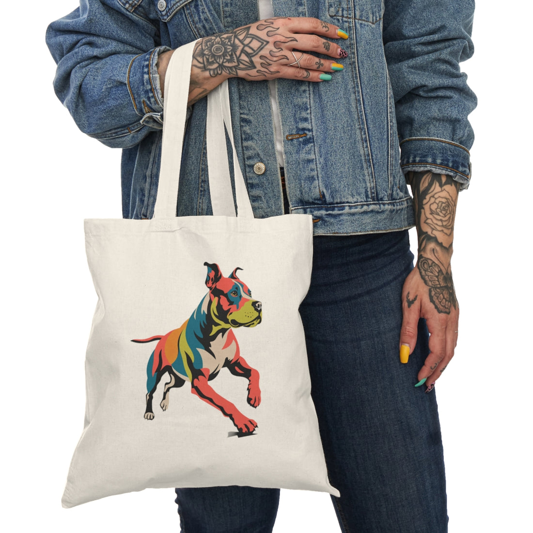 Natural — Lifestyle | Pitbull Hug Department Tote
