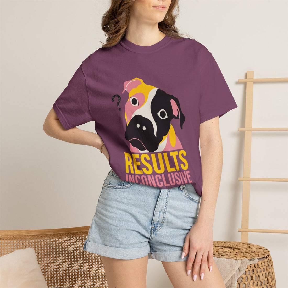 Berry — Lifestyle | Pitbull Mix 'Results Inconclusive' Garment-Dyed Tee