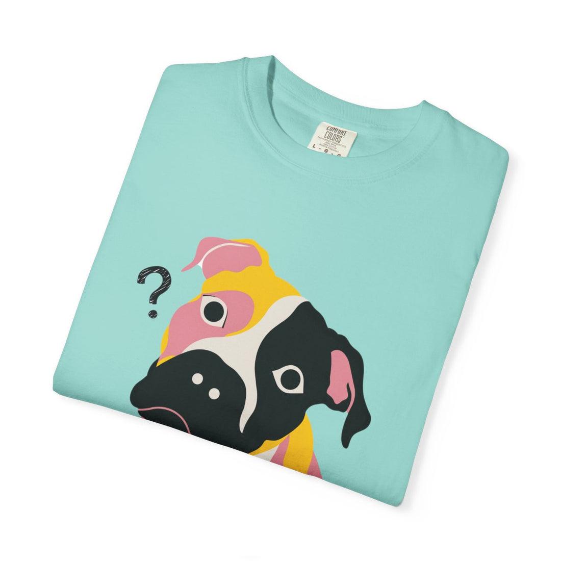 Chalky Mint — Folded | Pitbull Mix 'Results Inconclusive' Garment-Dyed Tee