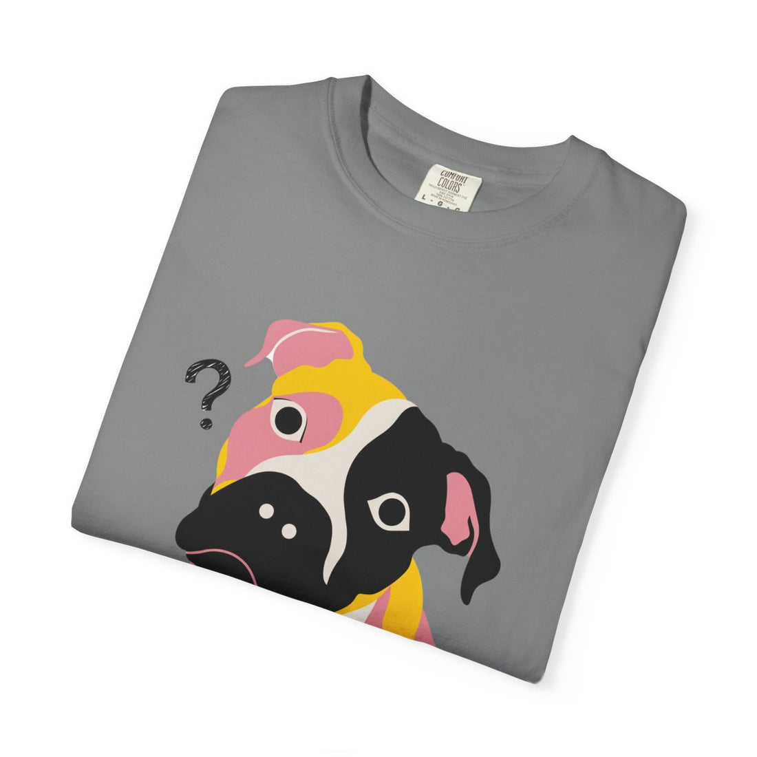 Grey — Folded | Pitbull Mix 'Results Inconclusive' Garment-Dyed Tee