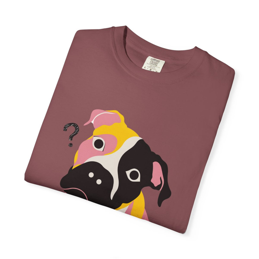 Brick — Folded | Pitbull Mix 'Results Inconclusive' Garment-Dyed Tee