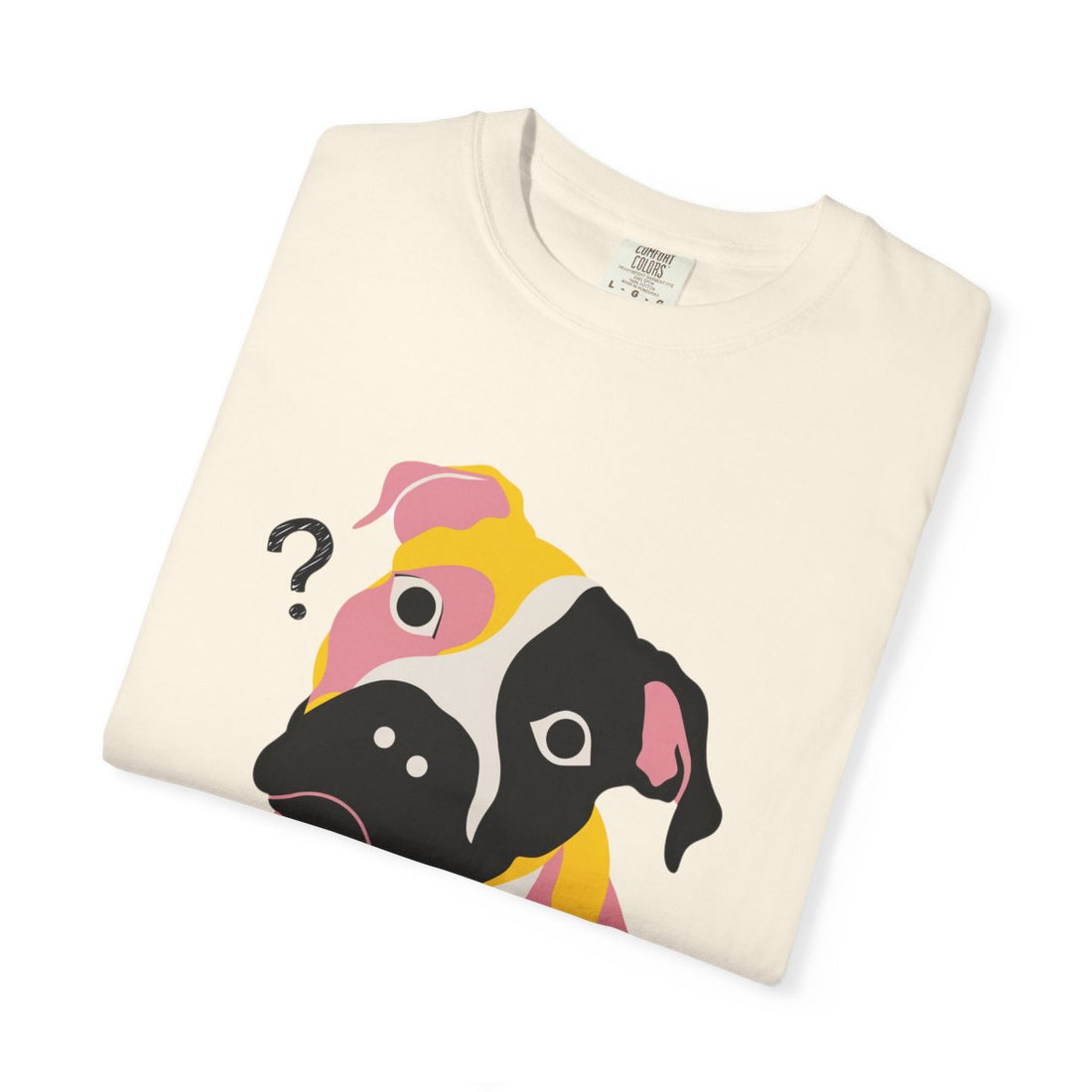 Ivory — Folded | Pitbull Mix 'Results Inconclusive' Garment-Dyed Tee