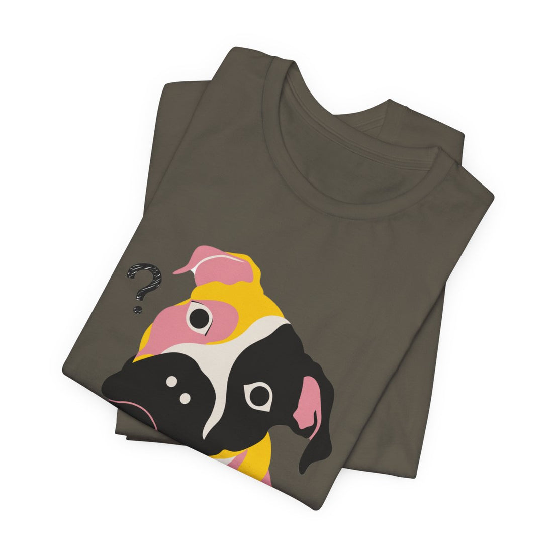 Army — Folded | Pitbull Mix 'Results Inconclusive' Tee