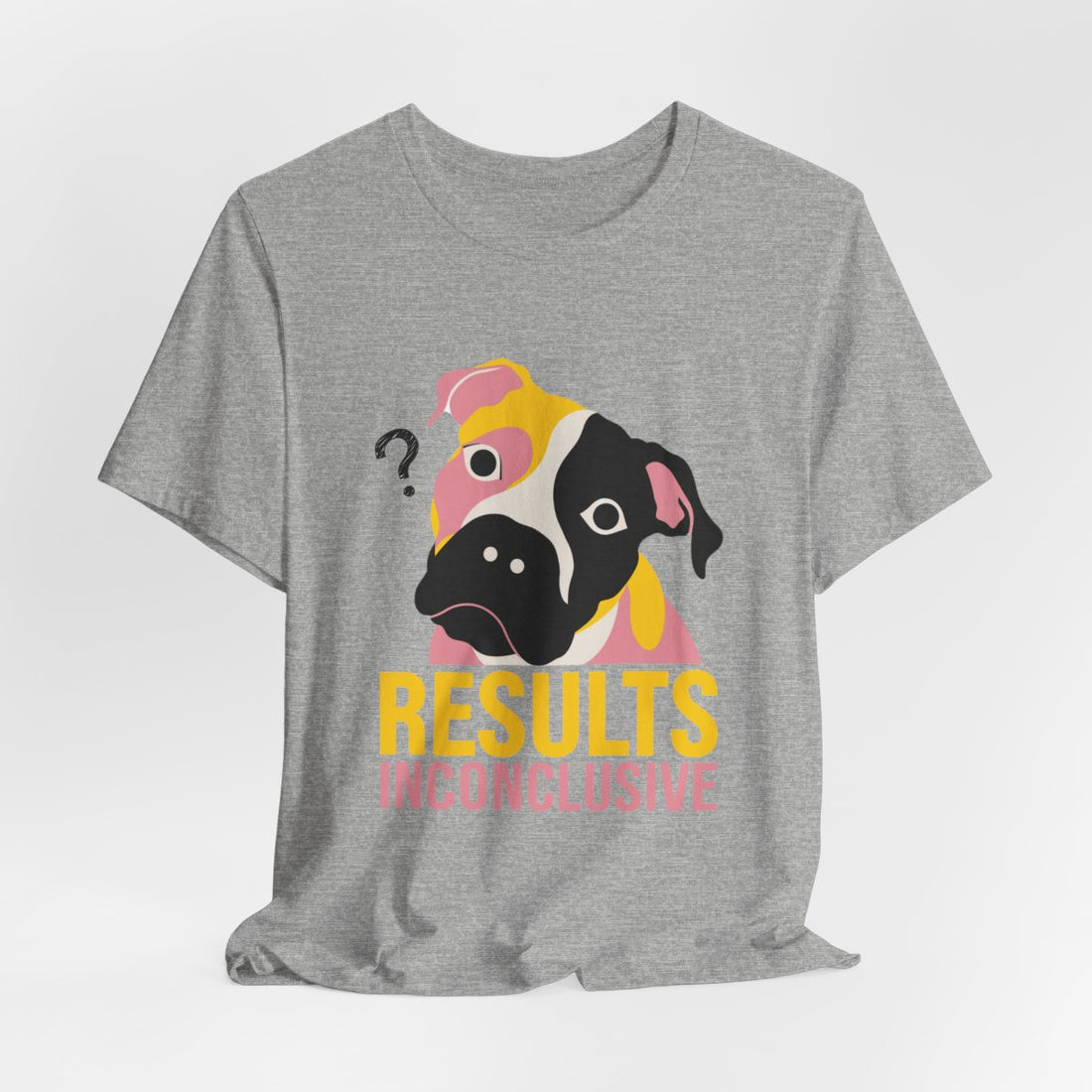 Athletic Heather — Hanging | Pitbull Mix 'Results Inconclusive' Tee