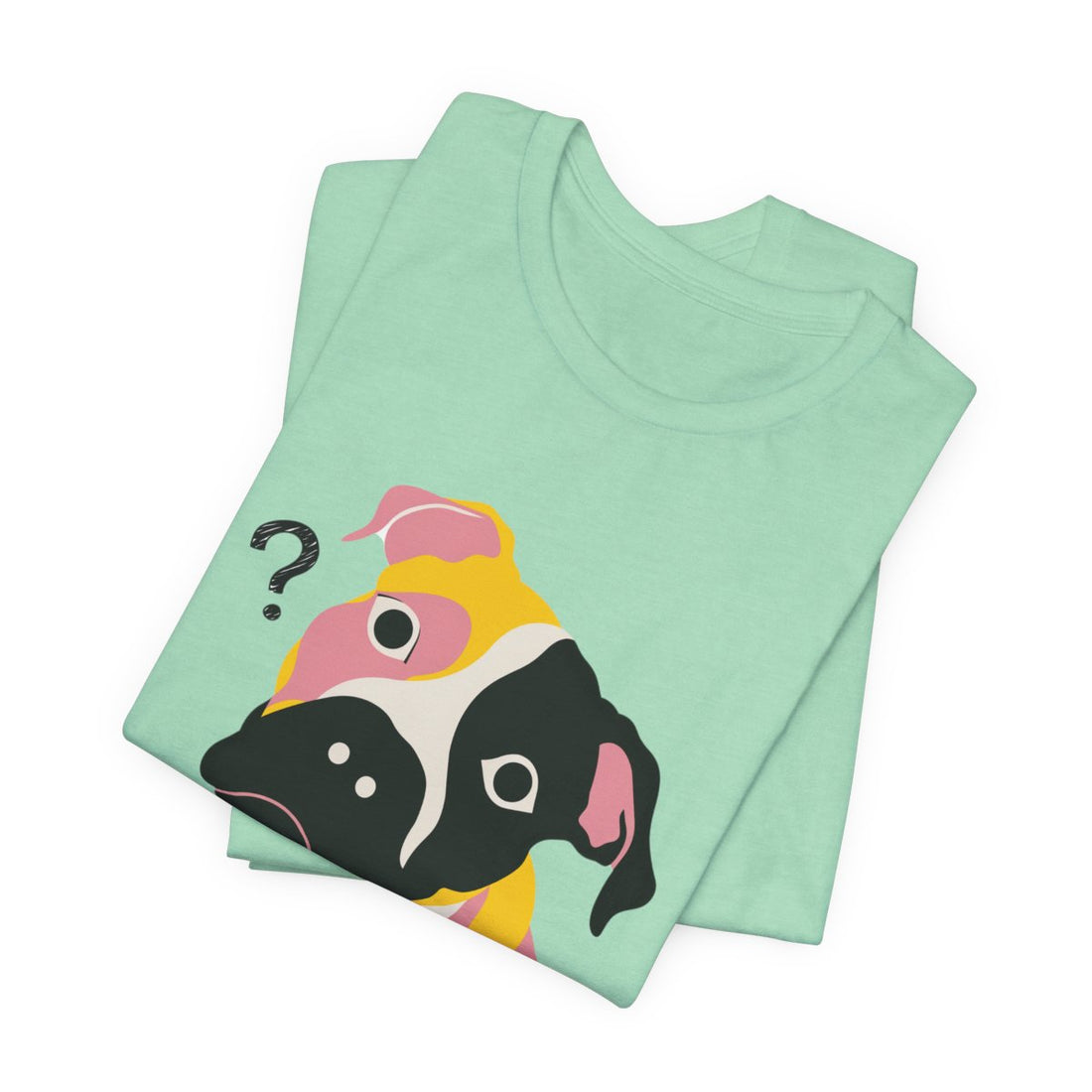 Heather Mint — Folded | Pitbull Mix 'Results Inconclusive' Tee