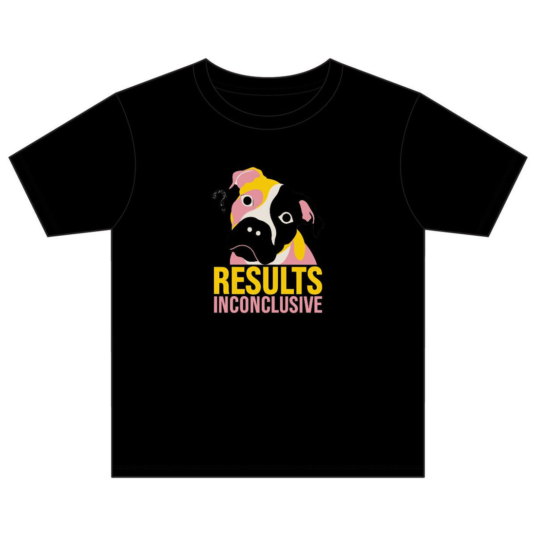 Black — Front | Pitbull Mix 'Results Inconclusive' Youth Tee