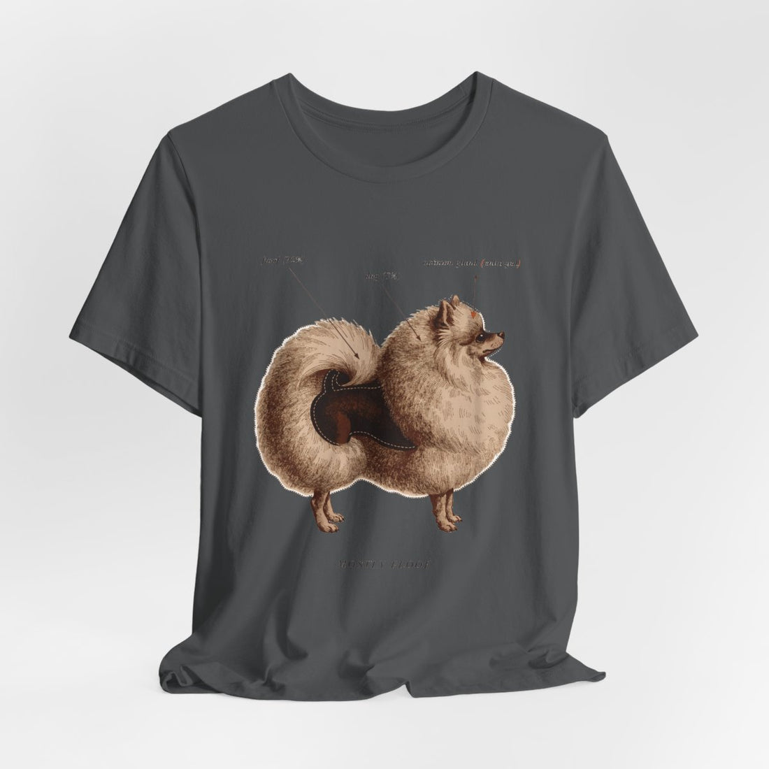 Asphalt — Hanging | Pomeranian 'Mostly Floof' Tee