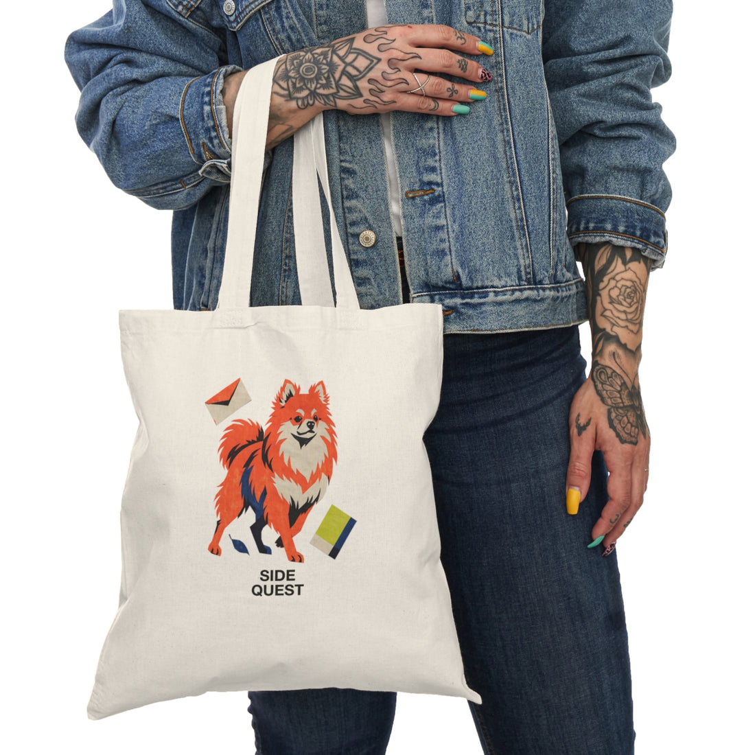 Natural — Lifestyle | Pomeranian Side Quest Errand Tote