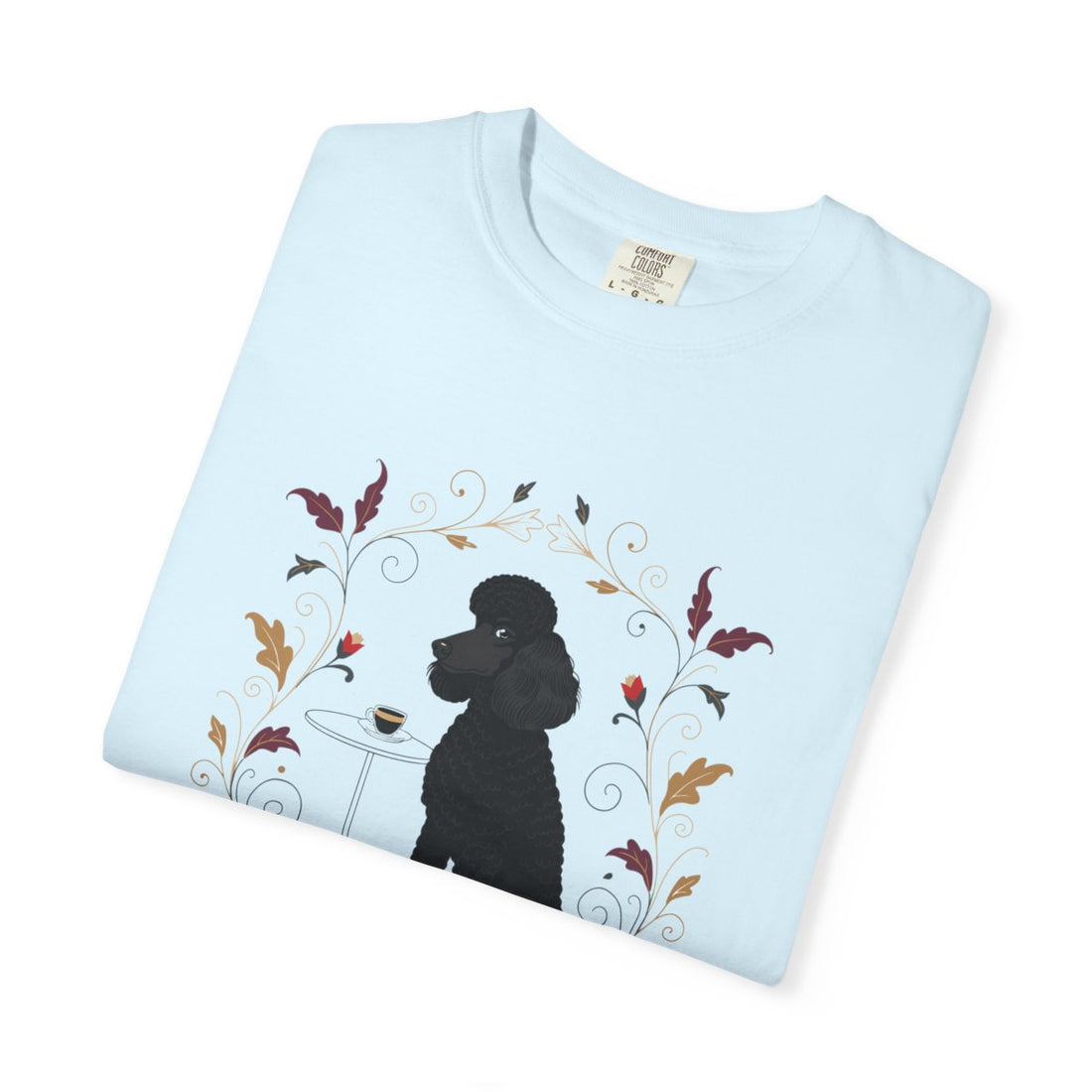 Chambray — Folded | Poodle 'Smarter Than You' Garment-Dyed Tee