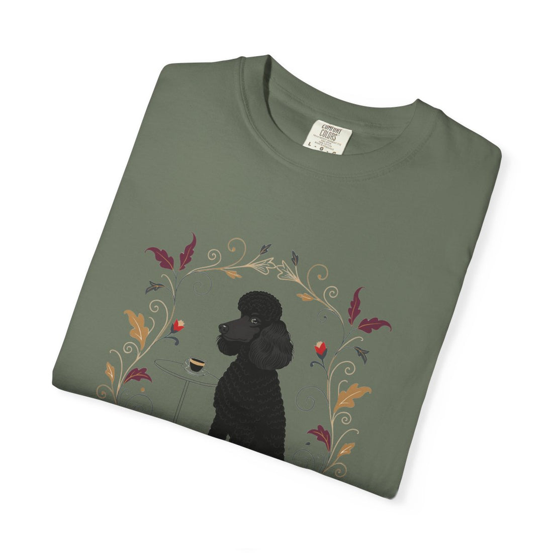 Moss — Folded | Poodle 'Smarter Than You' Garment-Dyed Tee
