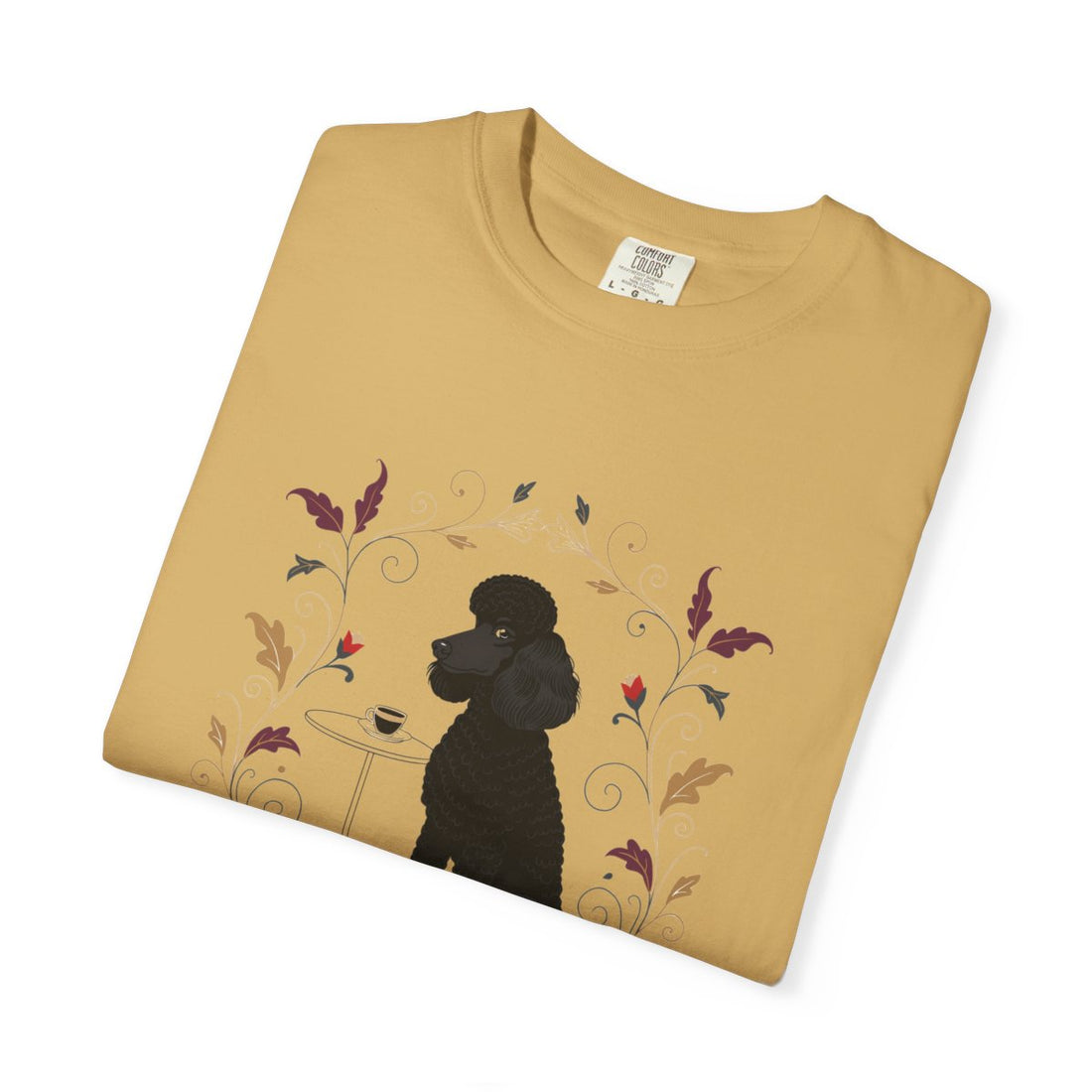 Mustard — Folded | Poodle 'Smarter Than You' Garment-Dyed Tee