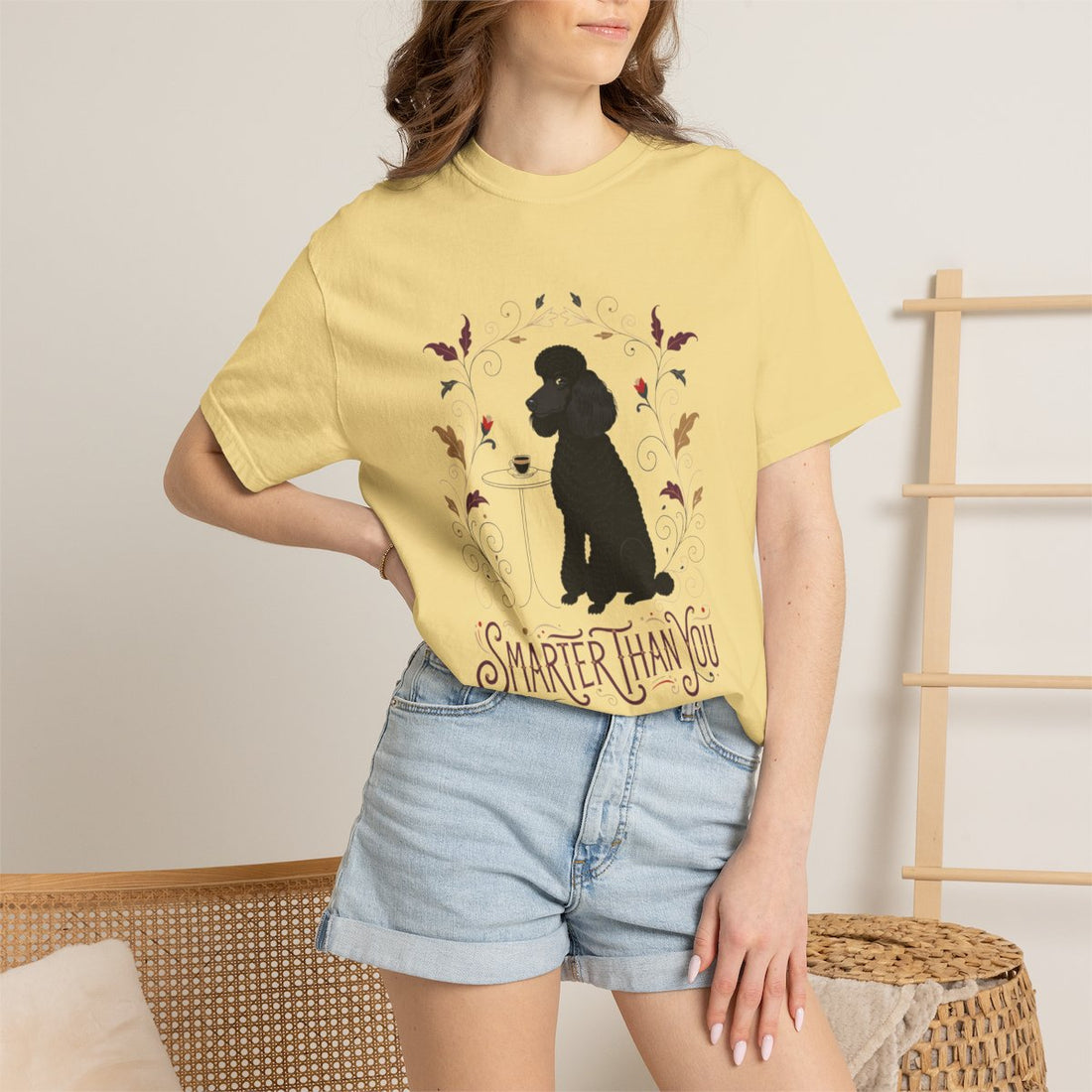 Butter — Lifestyle | Poodle 'Smarter Than You' Garment-Dyed Tee