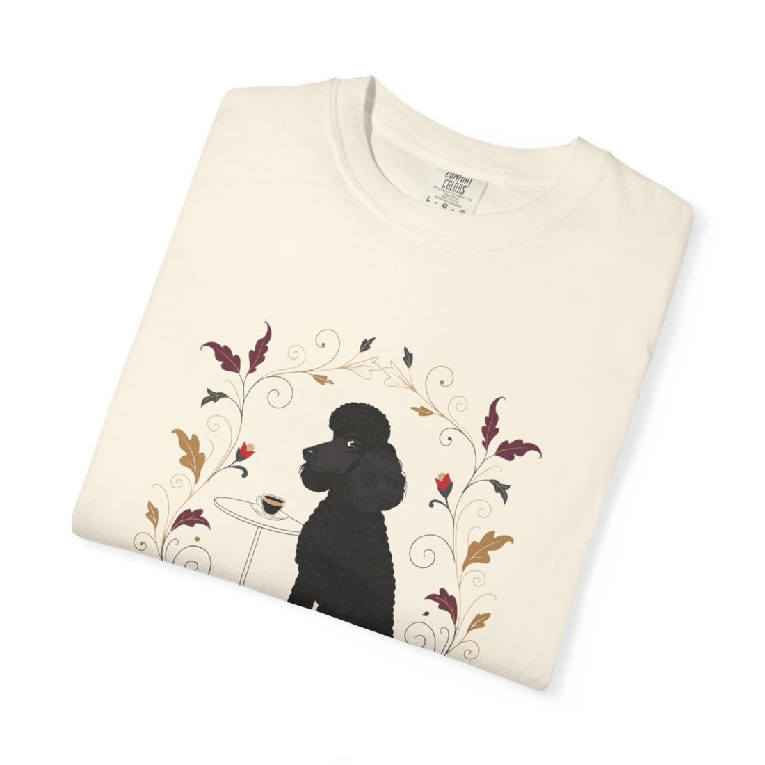 Ivory — Folded | Poodle 'Smarter Than You' Garment-Dyed Tee