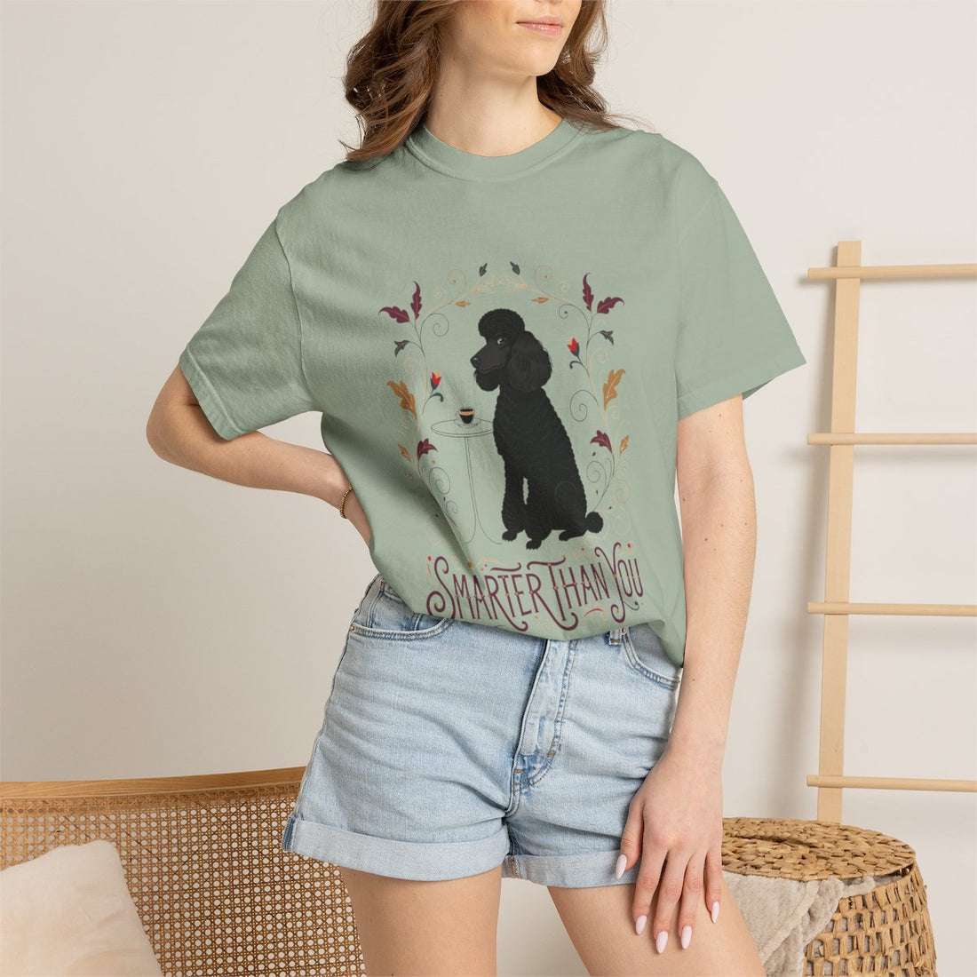 Bay — Lifestyle | Poodle 'Smarter Than You' Garment-Dyed Tee