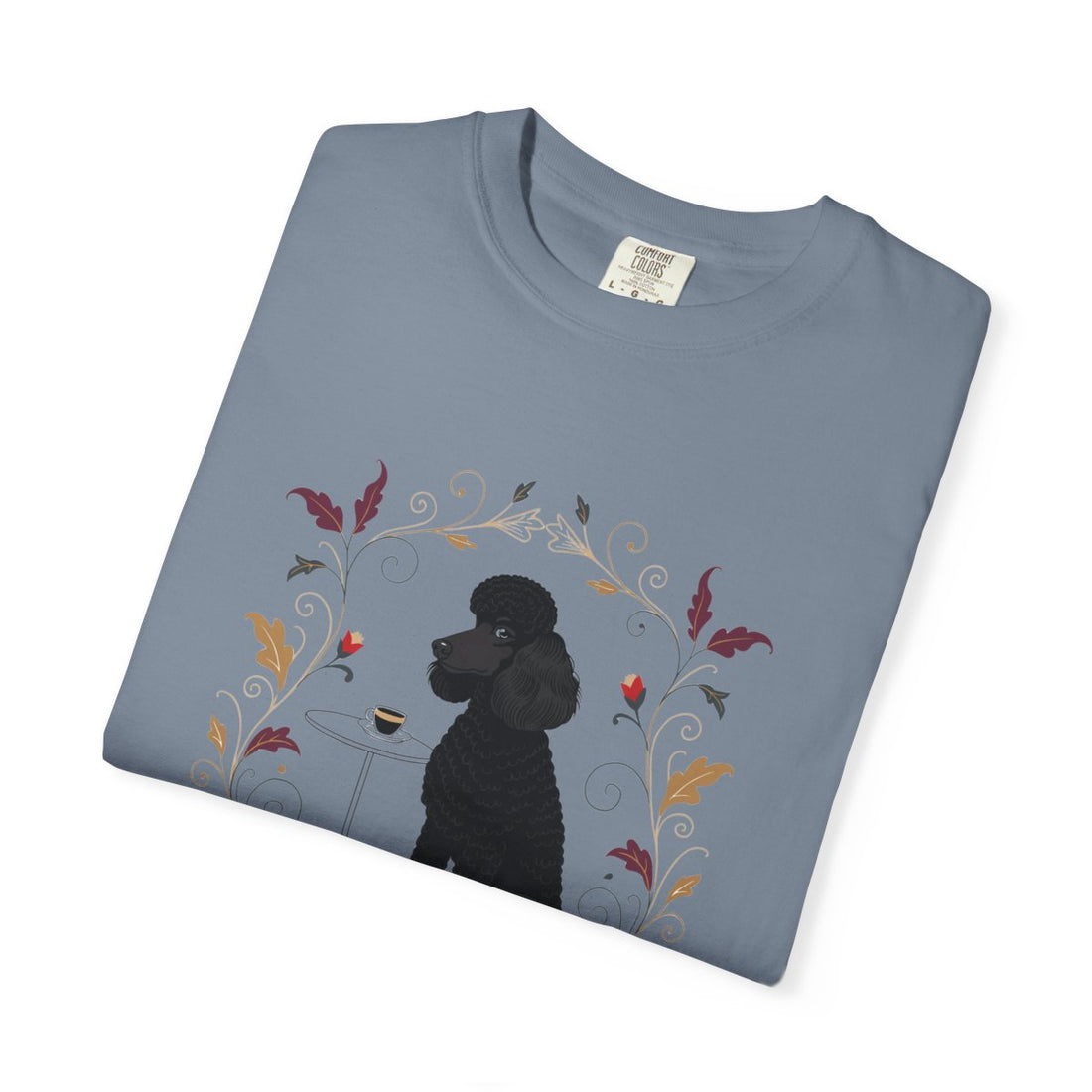 Blue Jean — Folded | Poodle 'Smarter Than You' Garment-Dyed Tee