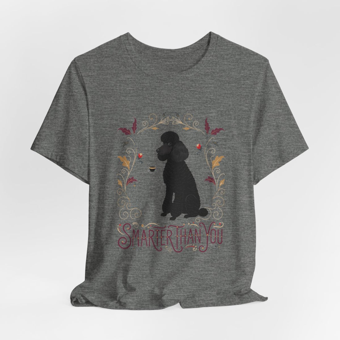 Deep Heather — Hanging | Poodle 'Smarter Than You' Tee