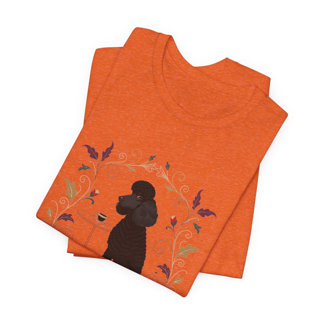 Heather Orange — Folded | Poodle 'Smarter Than You' Tee