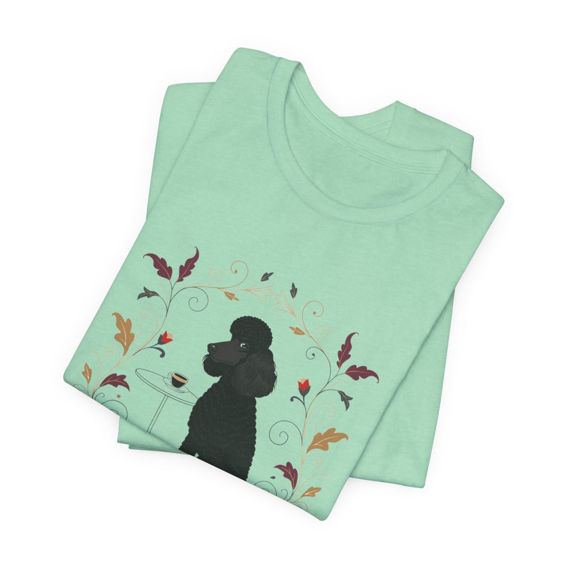 Heather Mint — Folded | Poodle 'Smarter Than You' Tee
