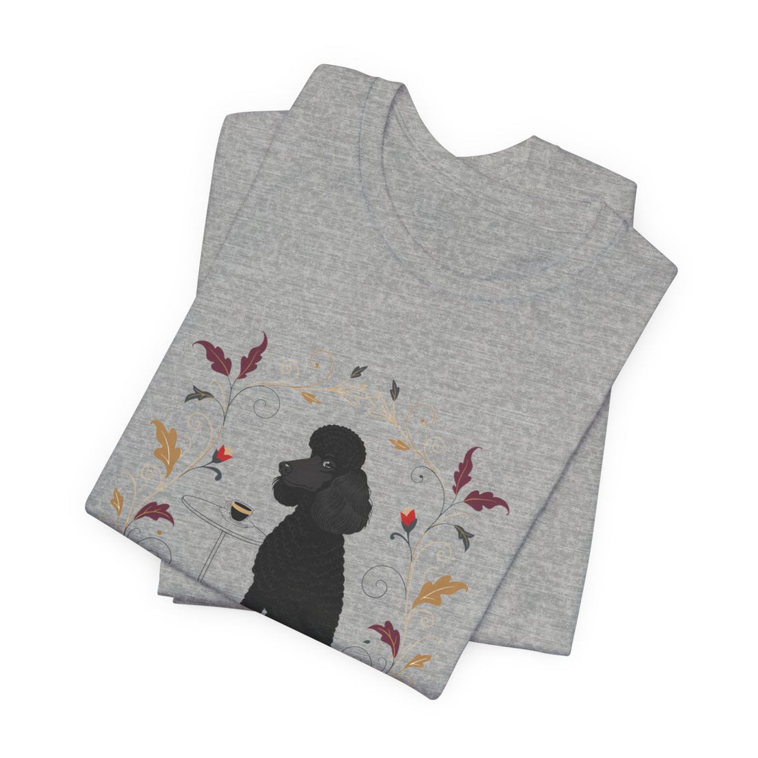 Athletic Heather — Folded | Poodle 'Smarter Than You' Tee