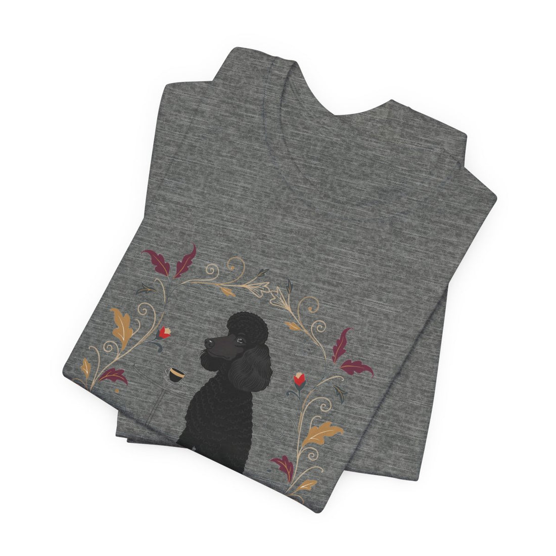 Deep Heather — Folded | Poodle 'Smarter Than You' Tee