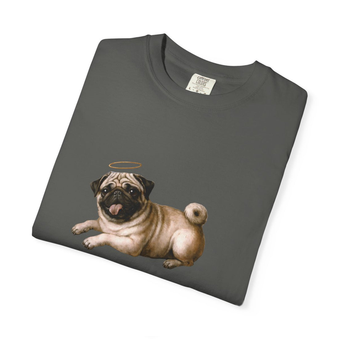 Pepper — Folded | Pug 'Professional Mouth Breather' Garment-Dyed Tee