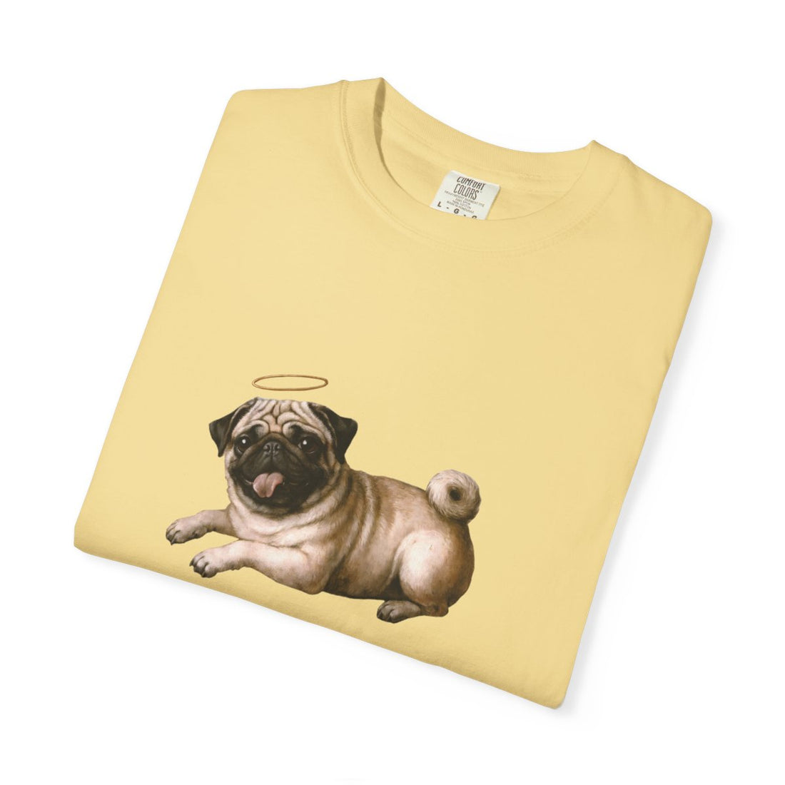 Butter — Folded | Pug 'Professional Mouth Breather' Garment-Dyed Tee
