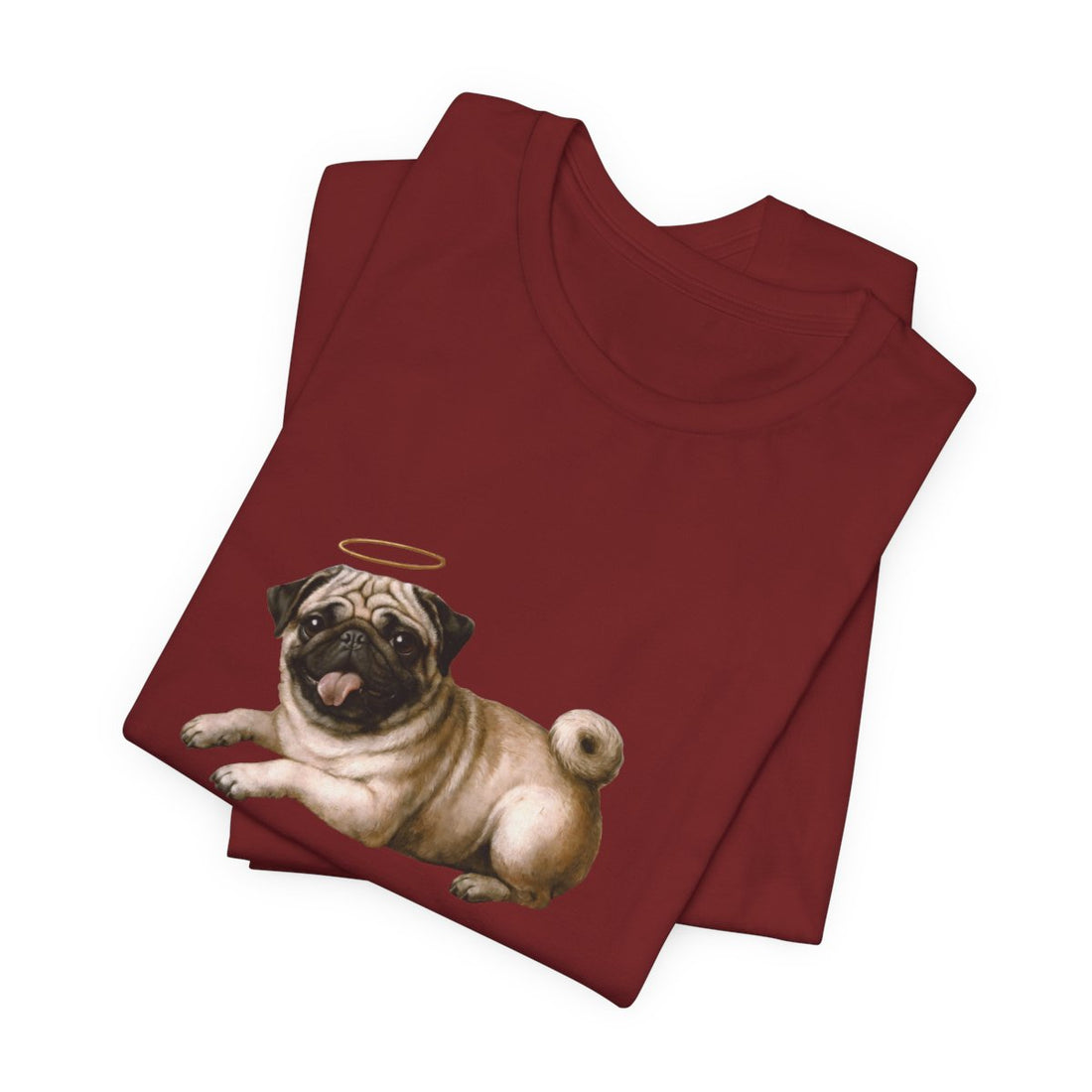 Cardinal — Folded | Pug 'Professional Mouth Breather' Tee
