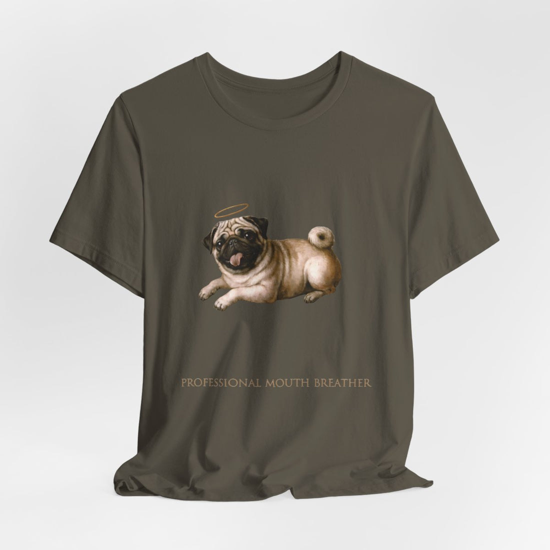 Army — Hanging | Pug 'Professional Mouth Breather' Tee