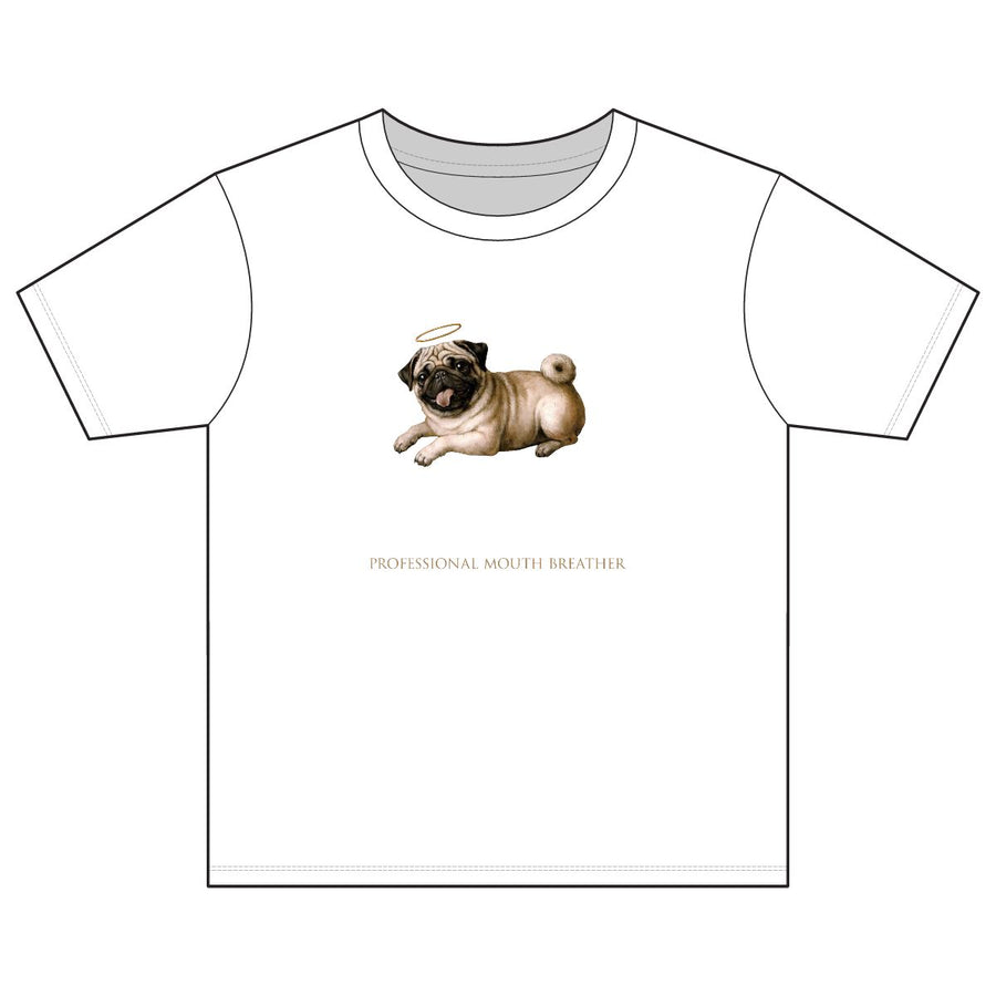 Pug 'Professional Mouth Breather' Youth Tee