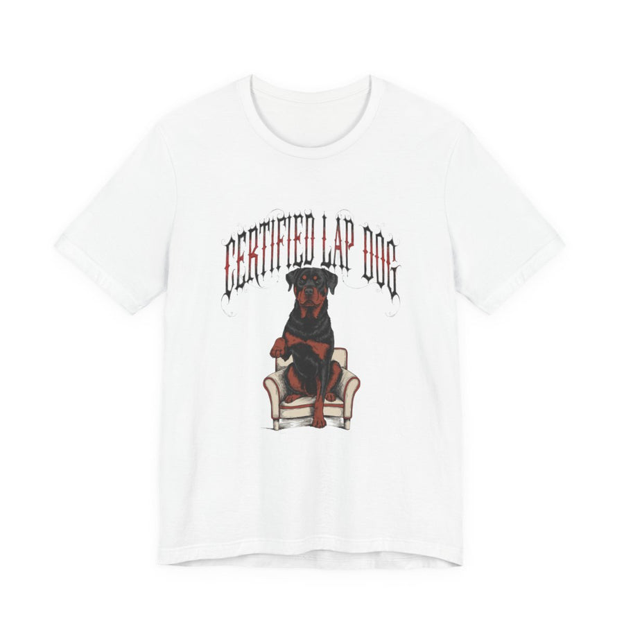 Rottweiler 'Certified Lap Dog' Tee