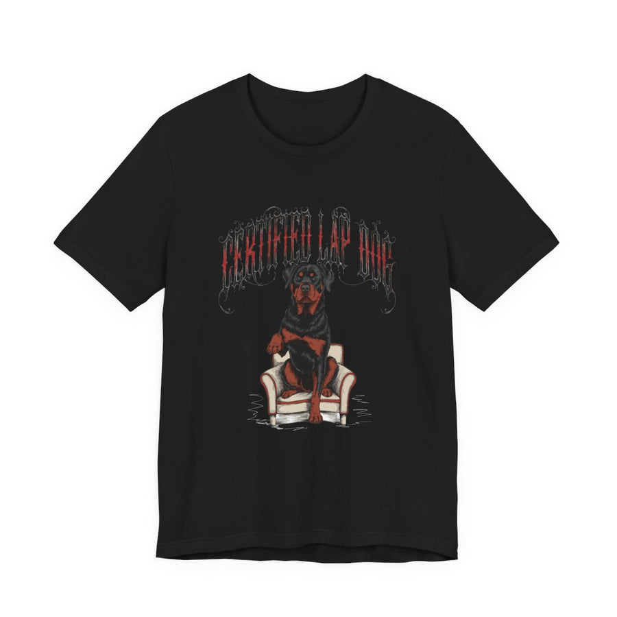 Rottweiler 'Certified Lap Dog' Tee