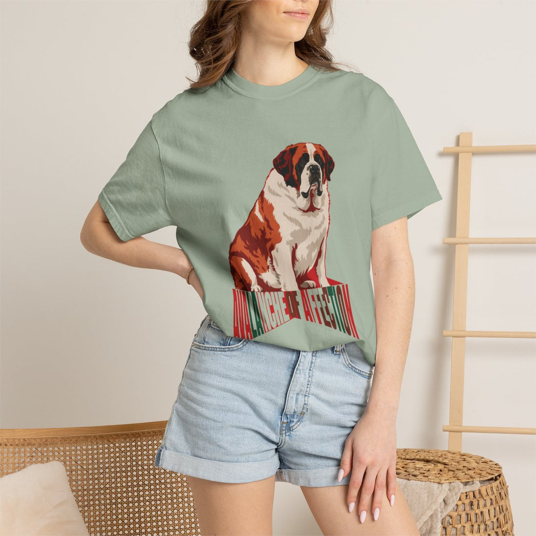 Bay — Lifestyle | Saint Bernard 'Avalanche Of Affection' Garment-Dyed Tee