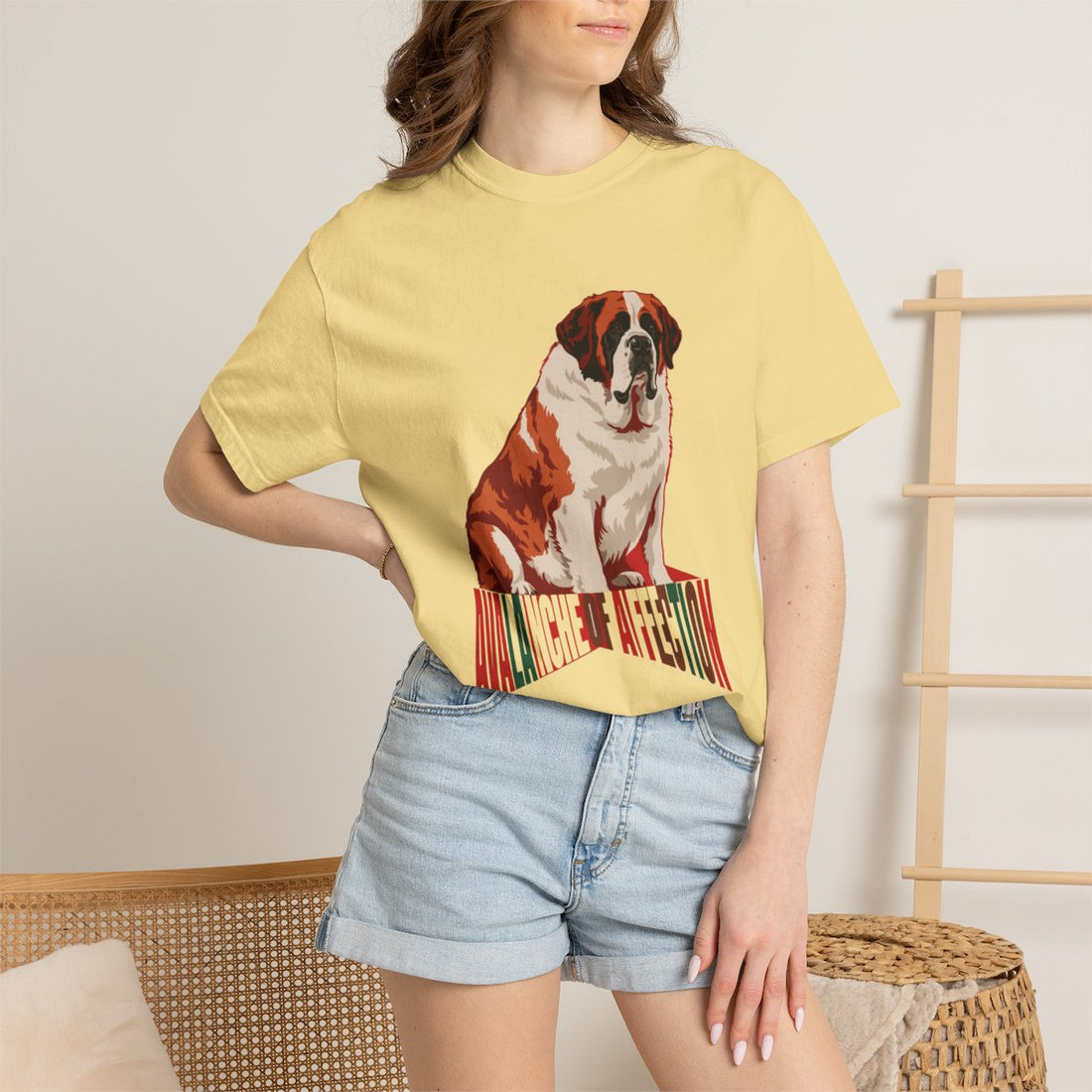 Butter — Lifestyle | Saint Bernard 'Avalanche Of Affection' Garment-Dyed Tee