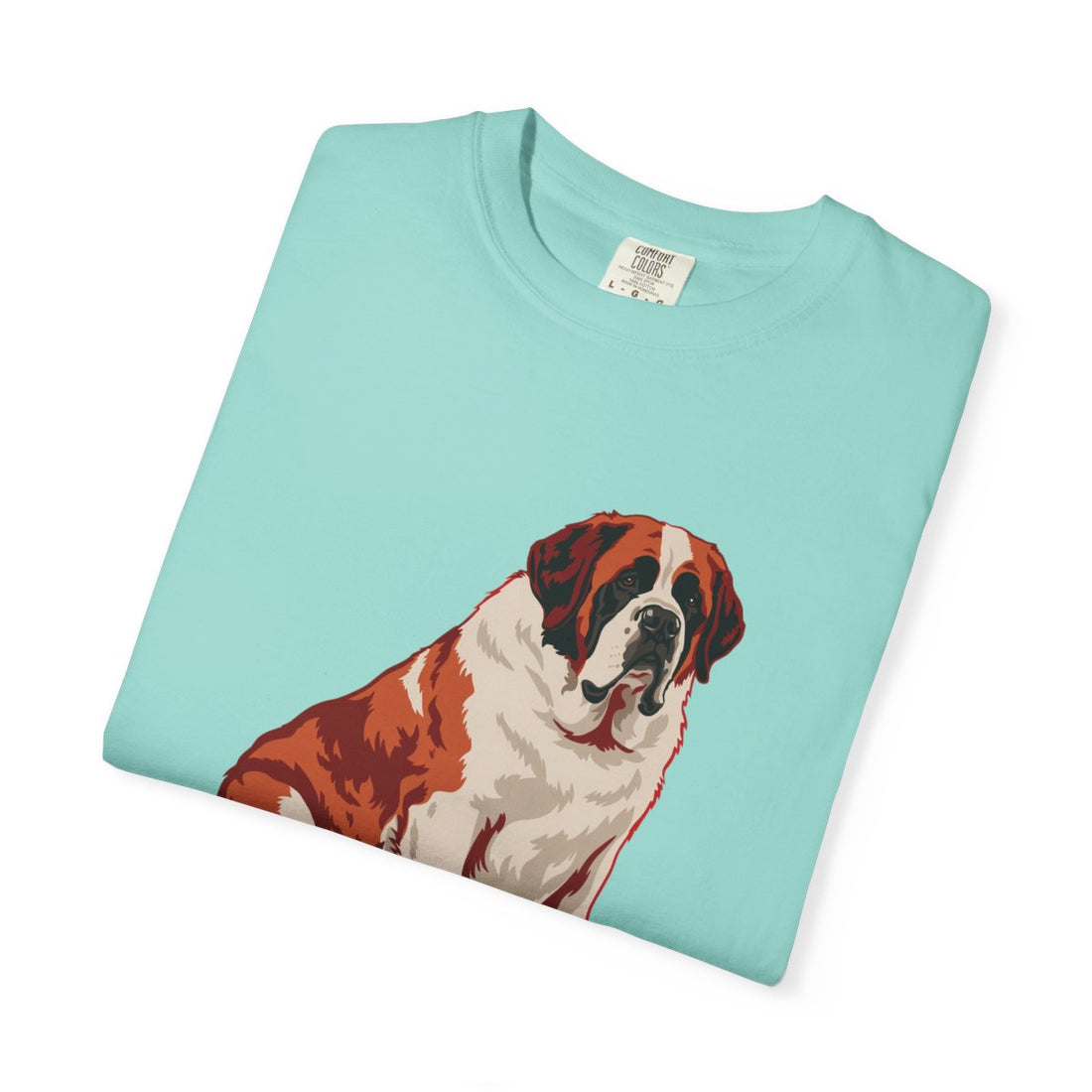 Chalky Mint — Folded | Saint Bernard 'Avalanche Of Affection' Garment-Dyed Tee