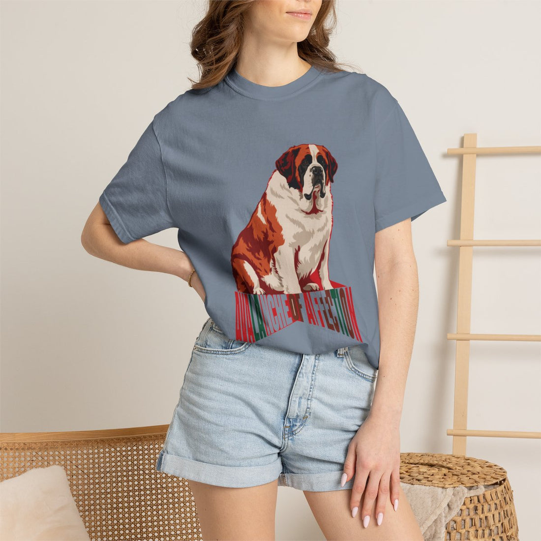 Blue Jean — Lifestyle | Saint Bernard 'Avalanche Of Affection' Garment-Dyed Tee