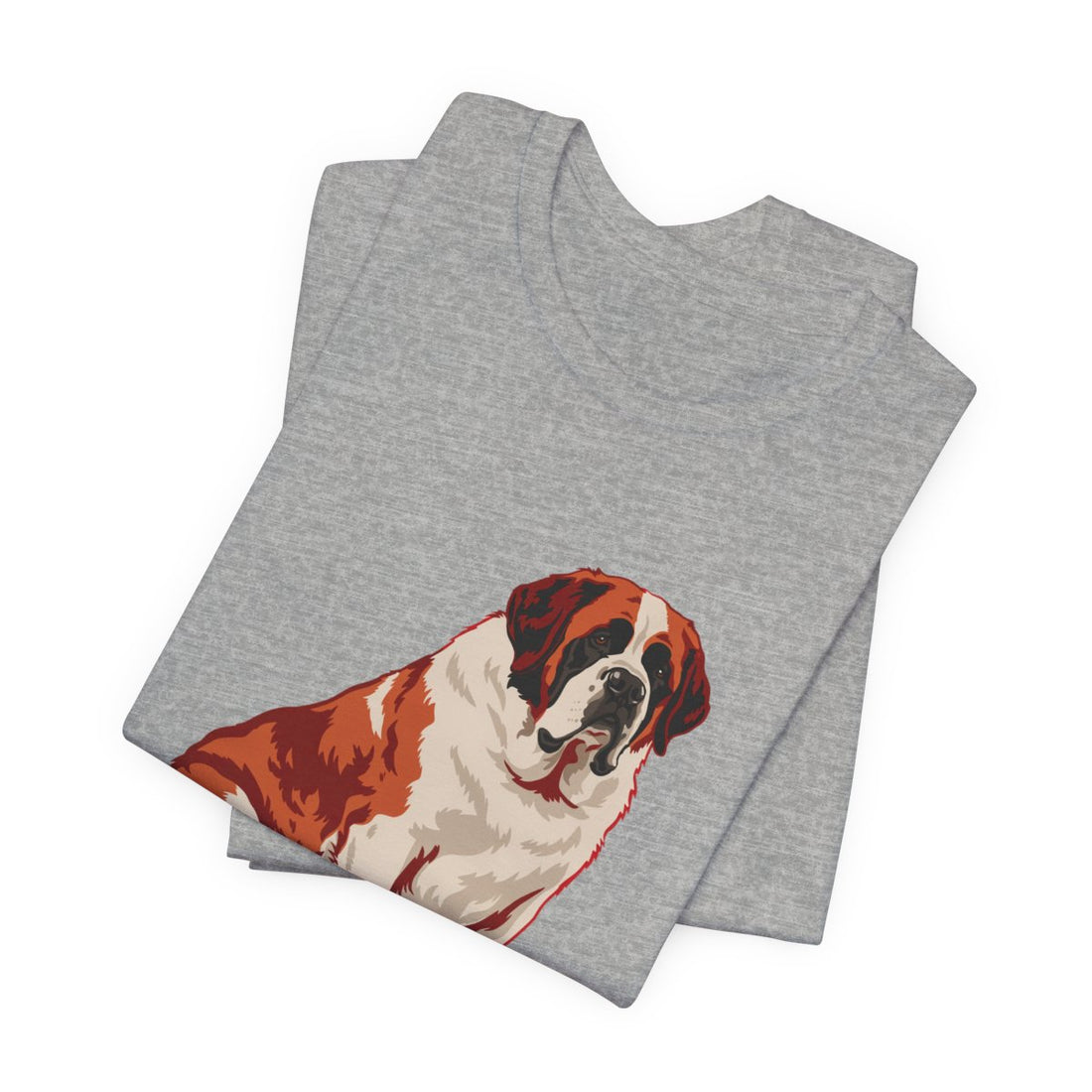 Athletic Heather — Folded | Saint Bernard 'Avalanche Of Affection' Tee