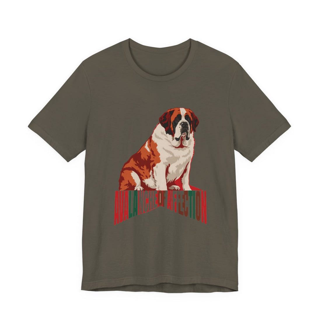 Army — Front | Saint Bernard 'Avalanche Of Affection' Tee
